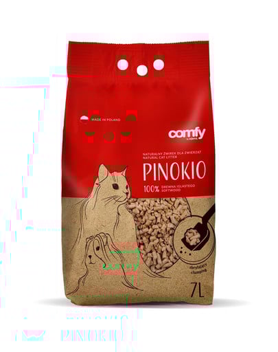 COMFY Pinokio Pellet drevené stelivo hrudkujúce 21 l (3x7 l)