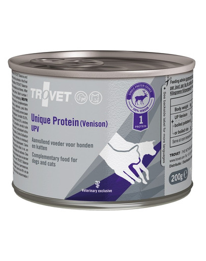 TROVET Unique Protein Venison UPV 200 g