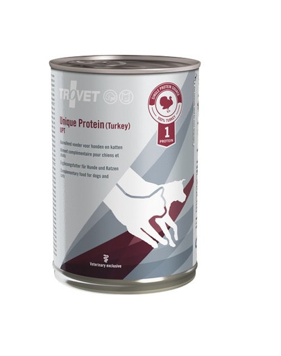 TROVET Unique Protein Turkey UPT 400 g