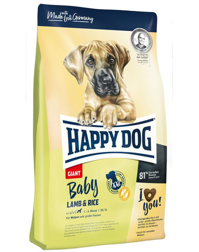 HAPPY DOG Baby Giant Lamb& Rice 15 kg