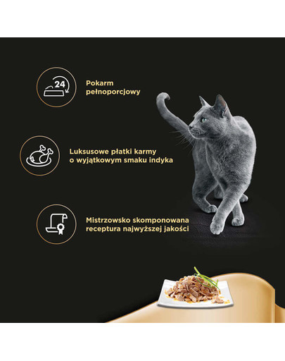 SHEBA Delikato kapsička pre mačky morčacie v želé 85 g