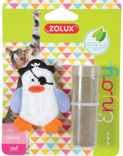 ZOLUX Pirátska hračka s catnip biela