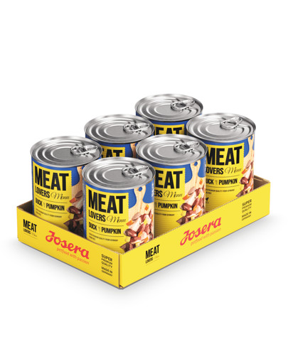 JOSERA Meatlovers Menu Kačacie s tekvicou 6x400 g