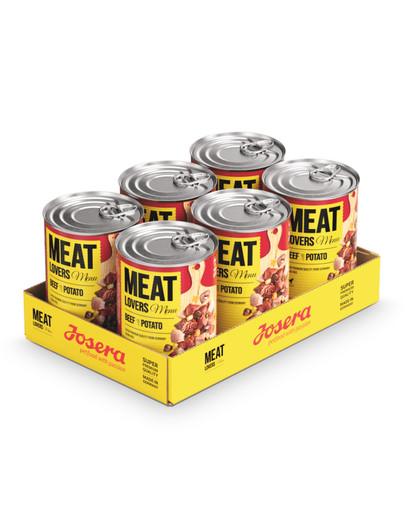 JOSERA Meatlovers Menu hovädzie so zemiakmi 6x400 g