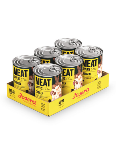 JOSERA Meatlovers Pure Kuracie 6x400 g