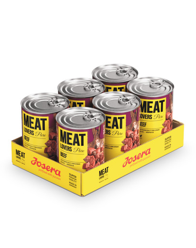 JOSERA Meatlovers Pure Hovädzie 6x400 g