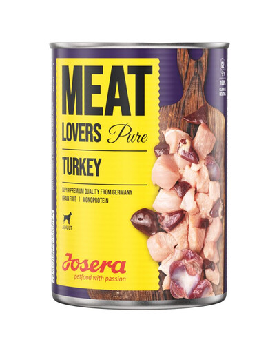 JOSERA Meatlovers Pure Morčacie 6x800 g