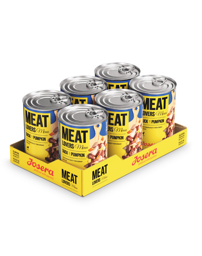 JOSERA Meatlovers Menu Kačacie s tekvicou 6x800 g