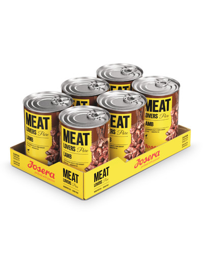 JOSERA Meatlovers Pure Jahňacie 6x800 g