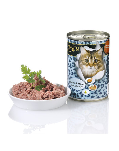 O'CANIS Kuracina, losos a šafranový olej 400 g