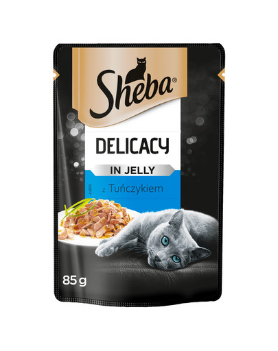 SHEBA Delicacy in jelly Tuniak 24 x 85 g