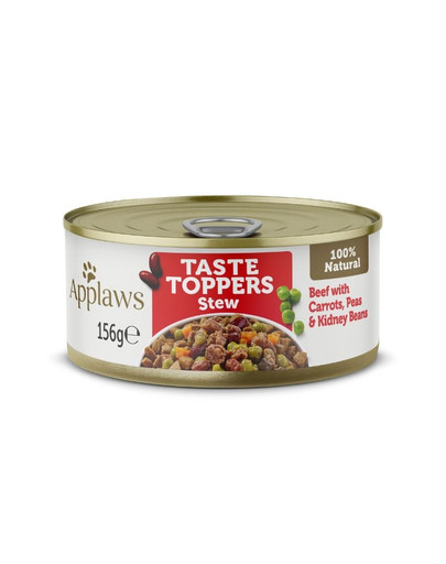 APPLAWS Taste Toppers hovädzie s zeleninou 6x156 g