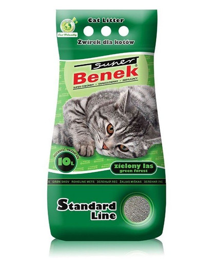 Benek Super Podstielka 10l zelený les