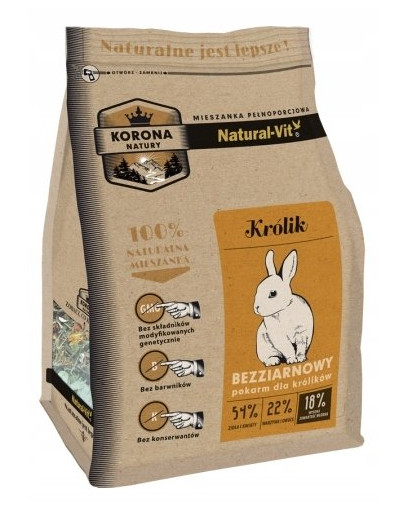 NATURAL-VIT Korona Natury Krmivo pre králiky 10 kg