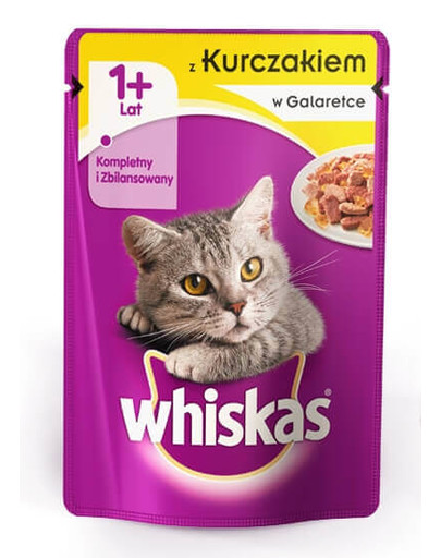 WHISKAS Adult kurča v želé 100 g