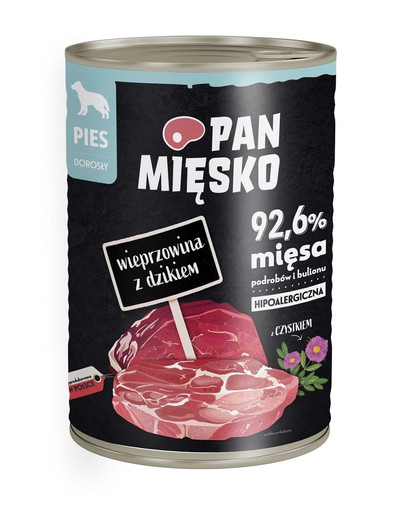 PAN MIĘSKO Bravčové s diviakom 400g