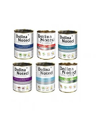 DOLINA NOTECI Mix Mix príchutí bez hydiny 400 g x 30 ks