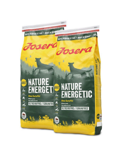 JOSERA Nature Energetic 2 x 15 kg granule pre aktívnych psov