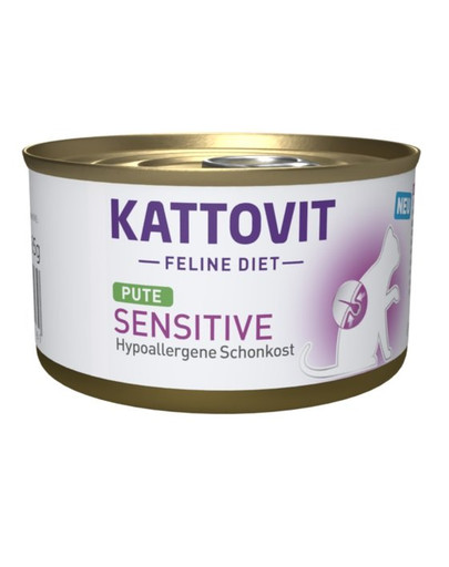 KATTOVIT Feline Diet Sensitive Turkey 85 g