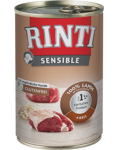RINTI Sensible Jahňacie mäso s ryžou 400 g