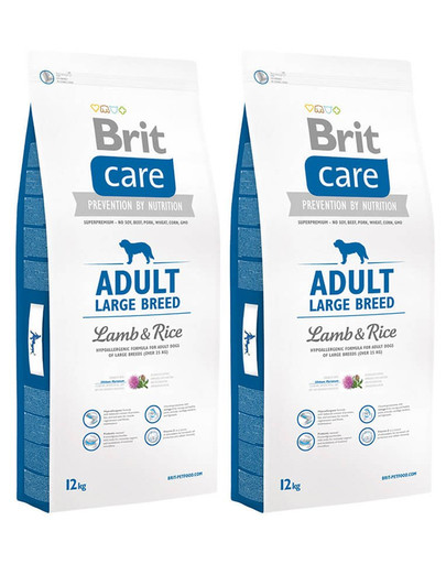 BRIT Care Adult Large Breed lamb & rice 2 x 12 kg