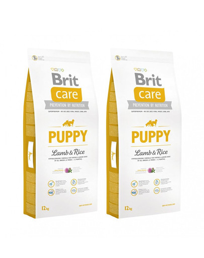 BRIT Care Puppy lamb & rice 2 x 12 kg