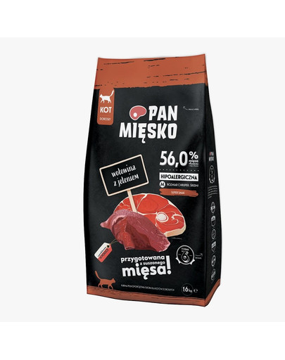 PAN MIĘSKO Hovädzie s jelením M 1,6kg