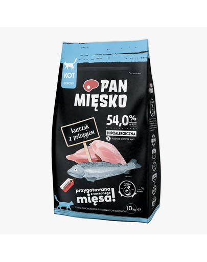 PAN MIĘSKO Kuracie so pstruhom S 10kg