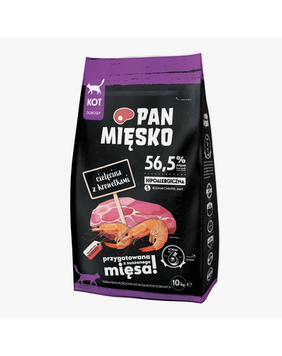 PAN MIĘSKO Teľacie s krevetami S 10kg