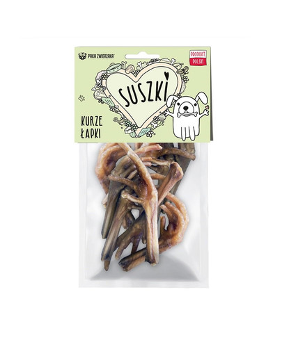 PAKA ZWIERZAKA Sušený snack - kuracie nôžky 10 ks