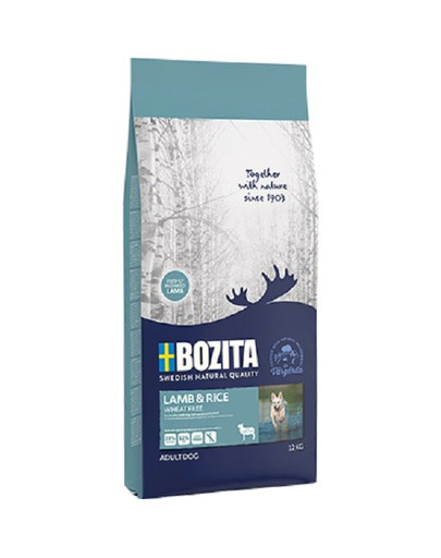 BOZITA Lamb & Rice Wheat Free 12 kg