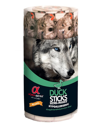 ALPHA SPIRIT Duck dog sticks Blister 12 ks/bal. 160 g