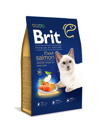 E-shop BRIT Cat Premium by Nature Adult salmon 1,5 kg