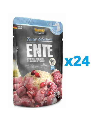 BELCANDO Finest Selection Kačica, ryža a brusnice 24x300g