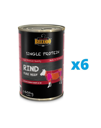 BELCANDO Single Protein Beef 6x400 g konzerva pre psy