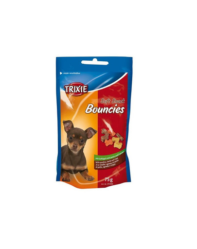 TRIXIE Soft Bits Kostičky s kuracím / jahňacím / držky 75 g