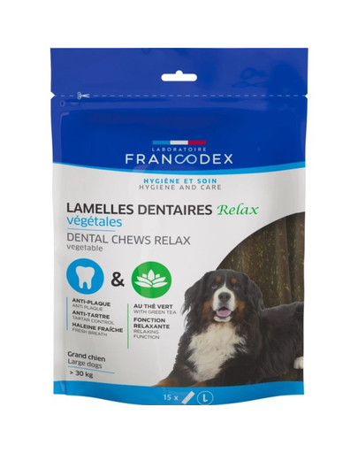 FRANCODEX  RELAX Žuvacie tyčinky 502,5 g/15 tyčiniek