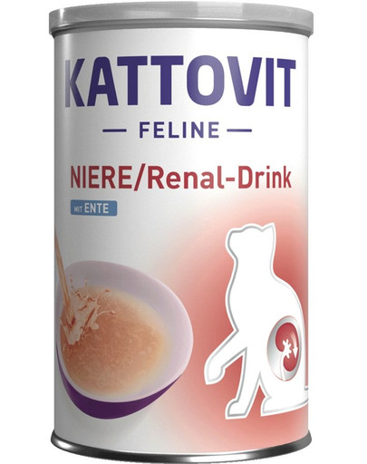 KATTOVIT Cat Diet Drinks Niere/Renal s kačacím 135 ml
