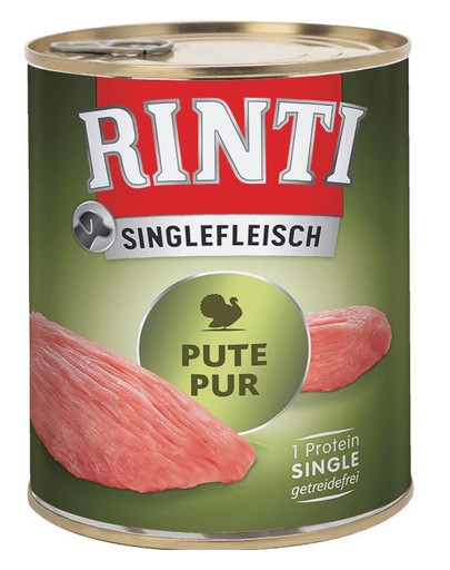 RINTI Singlefleisch Turkey Pure morčací monoproteín 800 g