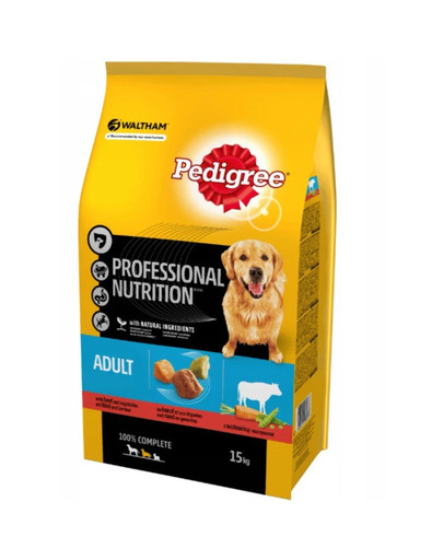 PEDIGREE Professional Nutrition Hovädzie mäso 15kg