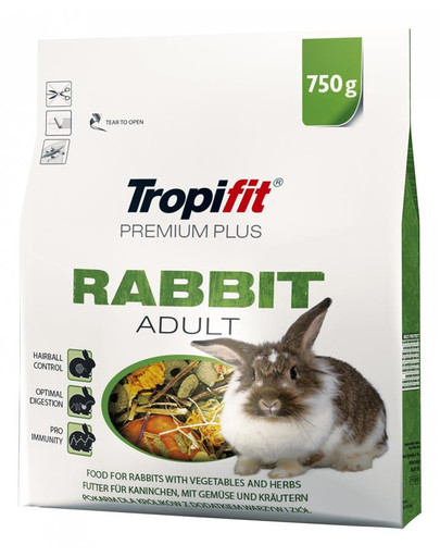 TROPIFIT Premium Plus RABBIT ADULT 750 g