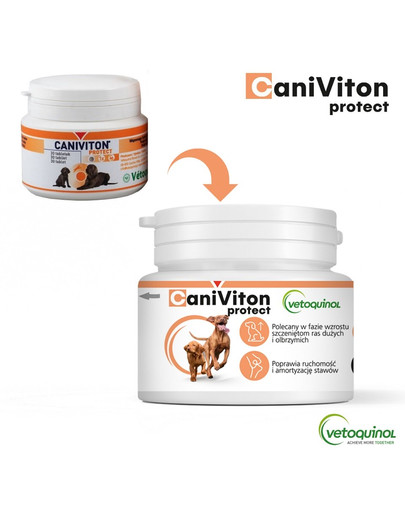 VETOQUINOL Caniviton protect 30 tbl pre psov veľkých a obrích plemien