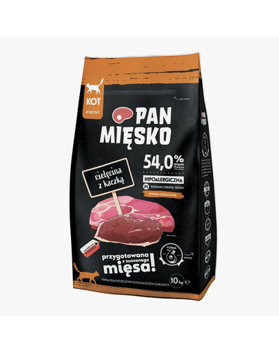 PAN MIĘSKO Teľacie s kačacím M 10kg