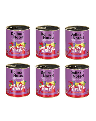 Premium SuperFood srnka a hovädzie mäso 6x800g