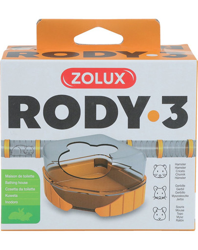 ZOLUX Komponenty Rody 3-toaleta žltá