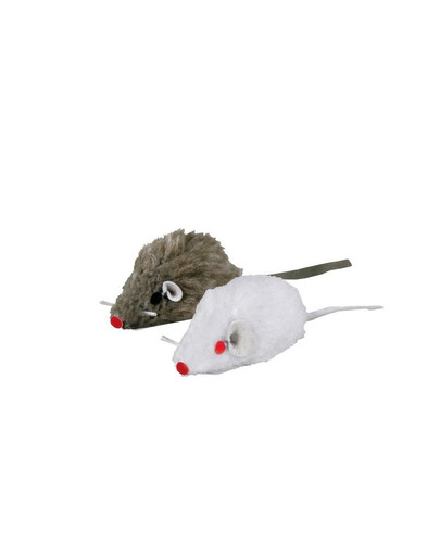 TRIXIE Hračka myši s rolničkou 5 cm 1ks