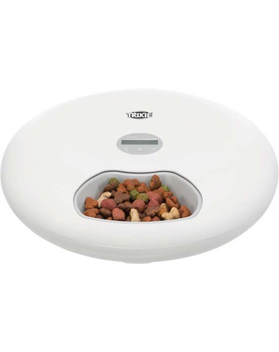 TRIXIE Automatické kŕmidlo TX5+1 biele 32 x 8cm 6 × 180 ml