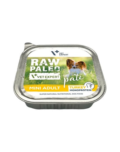 VETEXPERT Raw Paleo Pate Adult Mini Turkey