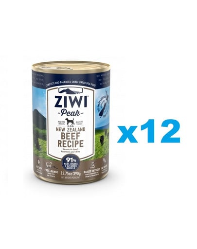 ZIWIPEAK Dog Beef 12 x 390 g