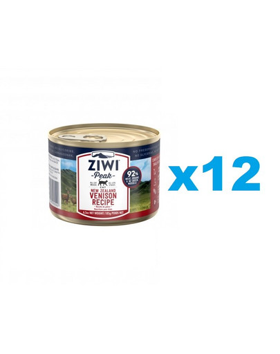 ZIWIPEAK Cat Venison 12 x 185 g
